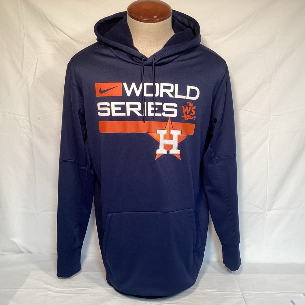 MLB Nike Huston Astros 2022 World Series Champions Navy Pullover Hoodie Men’s XL